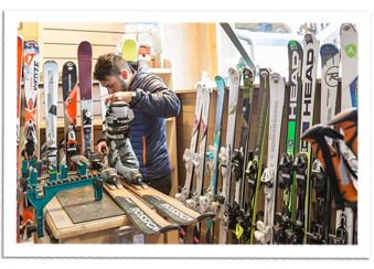 Entretien de ski à l'altiport Méribel 73550 - Altistore, le spécialiste de la location de ski à l'altiport.